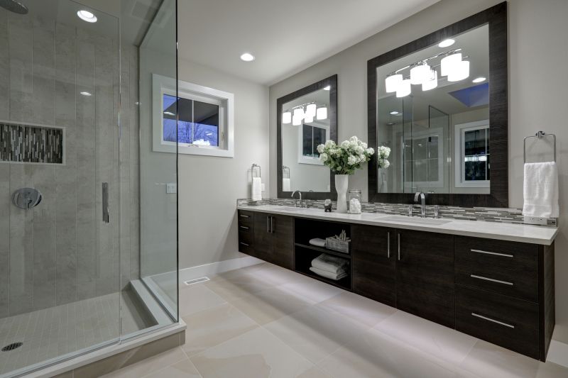 Contemporary Bathroom with Natural Light